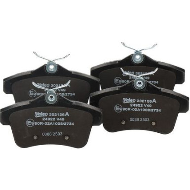 Valeo Bremsbelagsatz, Scheibenbremse EXPERT 302126A Valeo Bremsbelagsatz, Scheibenbremse EXPERT 302126A