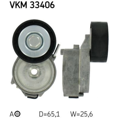 SKF Spannrolle, Keilrippenriemen VKM 33406