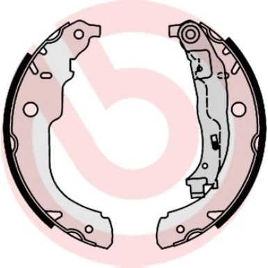 Brembo Bremsbackensatz ESSENTIAL LINE S 61 528 Brembo Bremsbackensatz ESSENTIAL LINE S 61 528