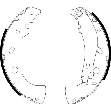 Bremsbackensatz 8DB 355 001-841 Bremsbackensatz 8DB 355 001-841