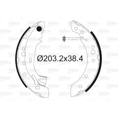 Bremsbackensatz 562997