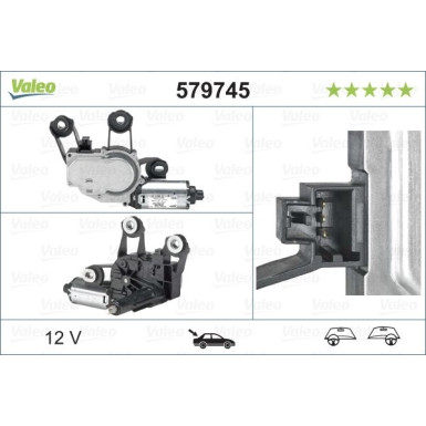 Valeo Wischermotor 579745 Valeo Wischermotor 579745