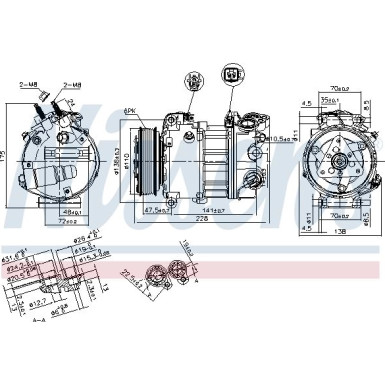 Kompressor, Klimaanlage 890124 Kompressor, Klimaanlage 890124