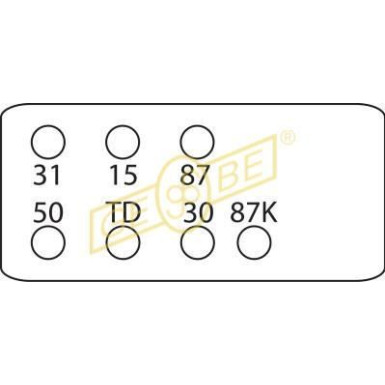 GEBE Relais, Kraftstoffpumpe 9 9387 1