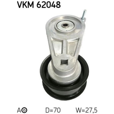 Spannrolle, Keilrippenriemen VKM 62048 Spannrolle, Keilrippenriemen VKM 62048