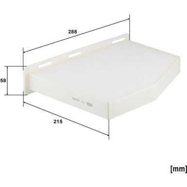 MANN-FILTER CU 2939 Innenraumfilter, Partikelfilter MANN-FILTER CU 2939 Innenraumfilter, Partikelfilter