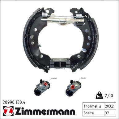 Bremsbackensatz 20990.130.4 Bremsbackensatz 20990.130.4