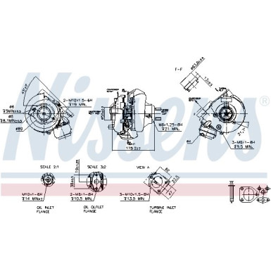 Nissens Turbolader 93248