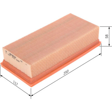 BOSCH 1 457 433 599 Luftfilter BOSCH 1 457 433 599 Luftfilter