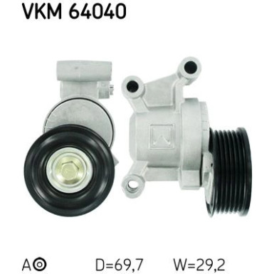 Spannrolle, Keilrippenriemen VKM 64040 Spannrolle, Keilrippenriemen VKM 64040