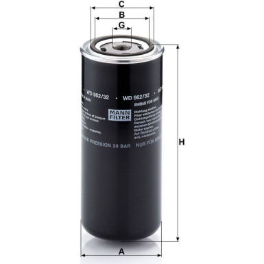 Ölfilter WD 962/32