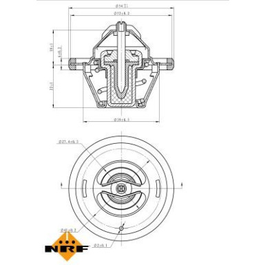Thermostat, Kühlmittel 725064 Thermostat, Kühlmittel 725064