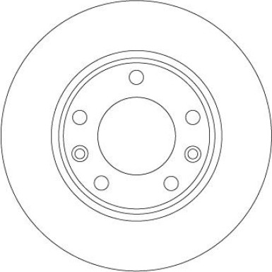 TRW Bremsscheibe DF6910
