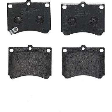 Brembo Bremsbelagsatz, Scheibenbremse PRIME LINE P 49 011 Brembo Bremsbelagsatz, Scheibenbremse PRIME LINE P 49 011
