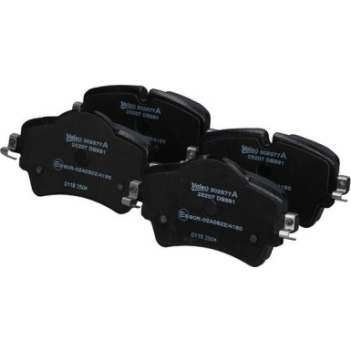 Valeo Bremsbelagsatz, Scheibenbremse EXPERT 302577A Valeo Bremsbelagsatz, Scheibenbremse EXPERT 302577A