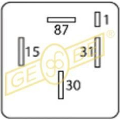 GEBE Relais, Kraftstoffpumpe 9 9208 1
