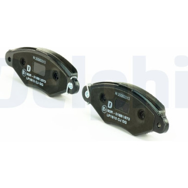 Delphi Bremsbelagsatz, Scheibenbremse LP1610 Delphi Bremsbelagsatz, Scheibenbremse LP1610