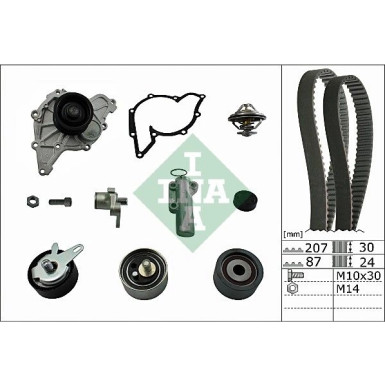 INA Wasserpumpe + Zahnriemensatz 530 0539 30