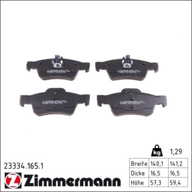 ZIMMERMANN Kit Bremsscheiben Ø300mm + Beläge + Kontakt für MERCEDES W211 W212 Hinten 400.3621.20+23334.165.1 ZIMMERMANN Kit Bremsscheiben Ø300mm + Beläge + Kontakt für MERCEDES W211 W212 Hinten 400.3621.20+23334.165.1
