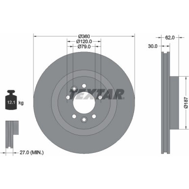 Bremsscheibe 92283205
