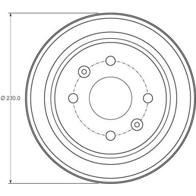 Bremstrommel DB4442 Bremstrommel DB4442