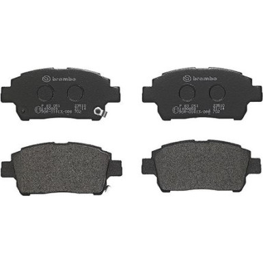 Brembo Bremsbelagsatz, Scheibenbremse PRIME LINE P 83 051 Brembo Bremsbelagsatz, Scheibenbremse PRIME LINE P 83 051