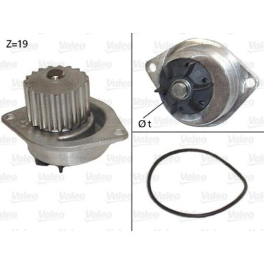 Valeo Wasserpumpe 506595