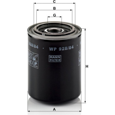 Ölfilter WP 928/84 Ölfilter WP 928/84