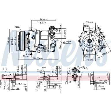 Kompressor, Klimaanlage 89465 Kompressor, Klimaanlage 89465