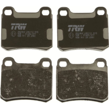 TRW Bremsbelagsatz, Scheibenbremse COTEC GDB911 TRW Bremsbelagsatz, Scheibenbremse COTEC GDB911