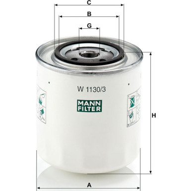 Ölfilter W 1130/3 Ölfilter W 1130/3