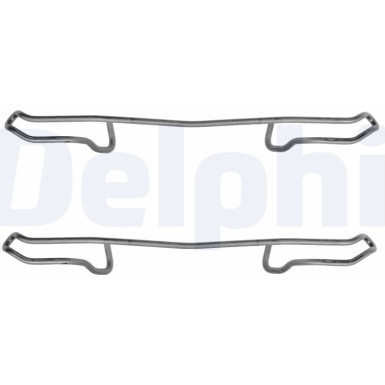 Delphi Zubehörsatz, Scheibenbremsbelag LX0108