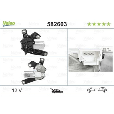 Valeo Wischermotor 582603