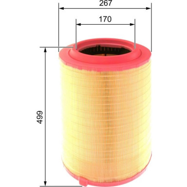 Luftfilter F 026 400 274 Luftfilter F 026 400 274