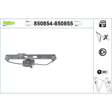 Valeo Fensterheber 850854