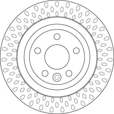 TRW Bremsscheibe DF6387 TRW Bremsscheibe DF6387