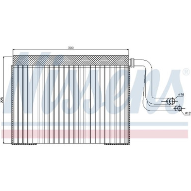Verdampfer, Klimaanlage 92268 Verdampfer, Klimaanlage 92268