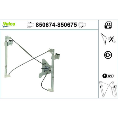 Valeo Fensterheber 850674