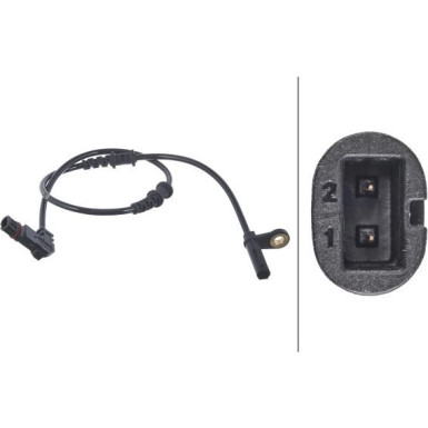 Sensor, Raddrehzahl 6PU 012 039-711