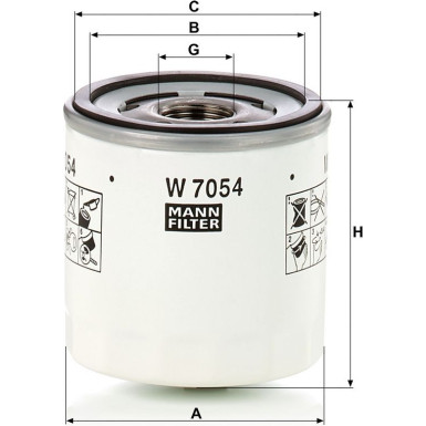 Ölfilter W 7054 Ölfilter W 7054