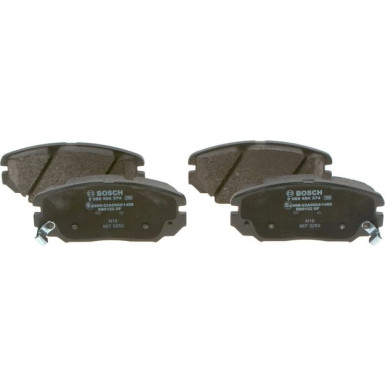 BOSCH Bremsbelagsatz, Scheibenbremse 0 986 494 374