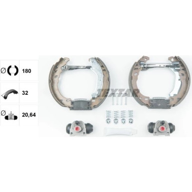 Textar Bremsbackensatz Shoe Kit Pro 84064600 Textar Bremsbackensatz Shoe Kit Pro 84064600