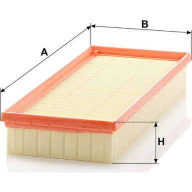 MANN-FILTER C 3498 Luftfilter