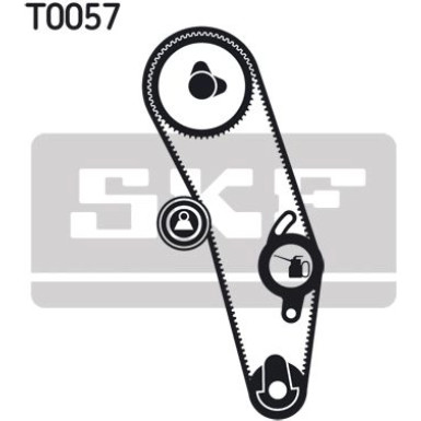 SKF Zahnriemensatz VKMA 01020