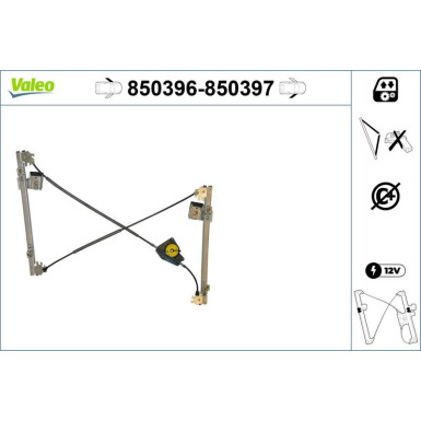 Valeo Fensterheber 850396
