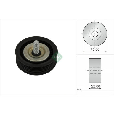 Umlenk-/Führungsrolle, Keilrippenriemen 532 1197 10 Umlenk-/Führungsrolle, Keilrippenriemen 532 1197 10