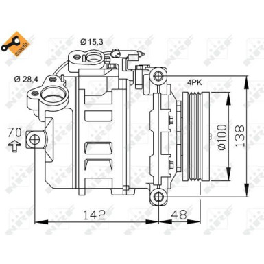 Kompressor, Klimaanlage 32433 Kompressor, Klimaanlage 32433