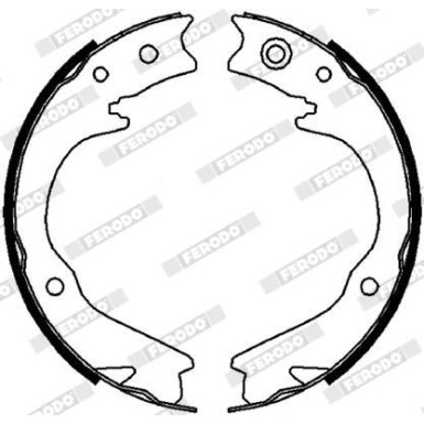 Bremsbackensatz, Feststellbremse FSB4063 Bremsbackensatz, Feststellbremse FSB4063