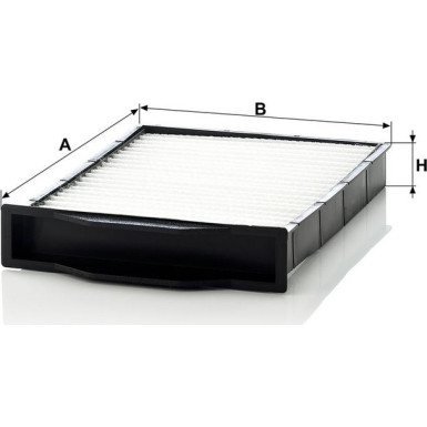 MANN-FILTER CU 2316 Innenraumfilter, Partikelfilter MANN-FILTER CU 2316 Innenraumfilter, Partikelfilter