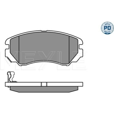 Meyle Bremsbelagsatz, Scheibenbremse MEYLE-PD: Advanced performance and design 025 238 9116/PD
